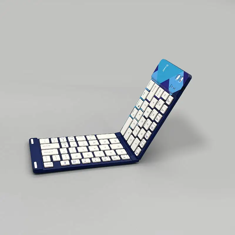 Mini folding wireless keyboard Bluetooth Foldable keyboard  for Windows,Android,ios Tablet ipad Phone